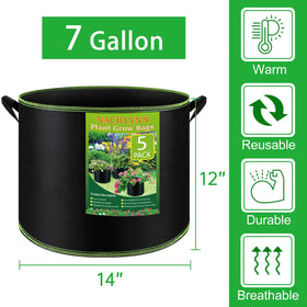 NACHLYNN breathable nonwoven grow bag designed for healthy root development.