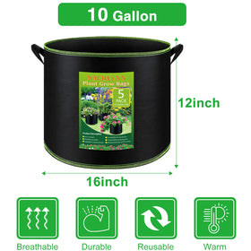 NACHLYNN thickened nonwoven grow bags offering durability and reuse potential.