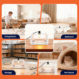 Nacoman easy installation of the indoor flea trap in minutes