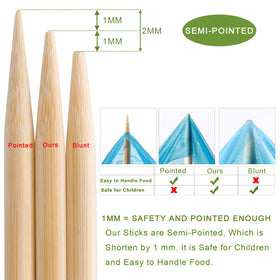 NadaKin extra-long skewers keep kids at a safe distance from flames