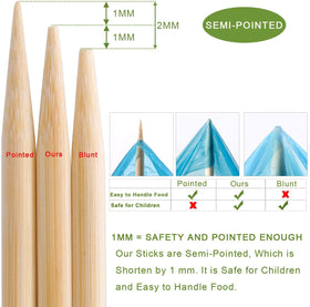 NadaKin versatile roasting sticks suitable for marshmallows, fruit, and kebabs