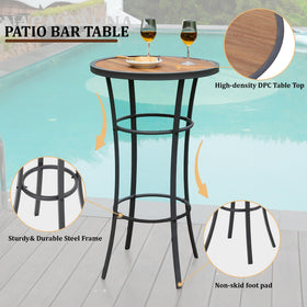 Naga Bahna metal frame provides sturdy support for uneven outdoor surfaces