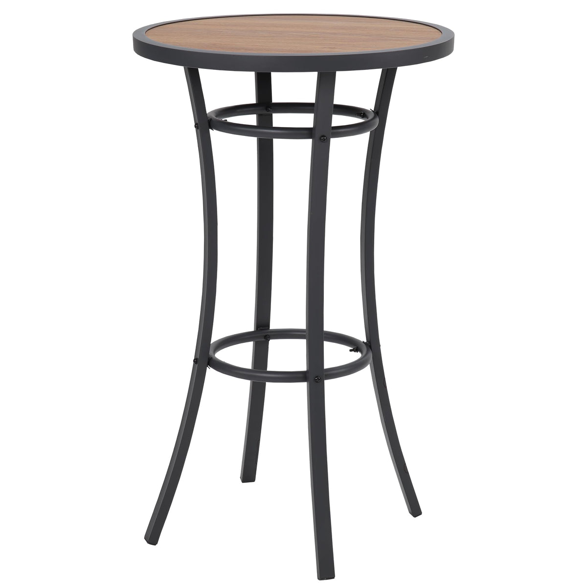 Naga Bahna bar-height table top view showing roomy surface for drinks and snacks