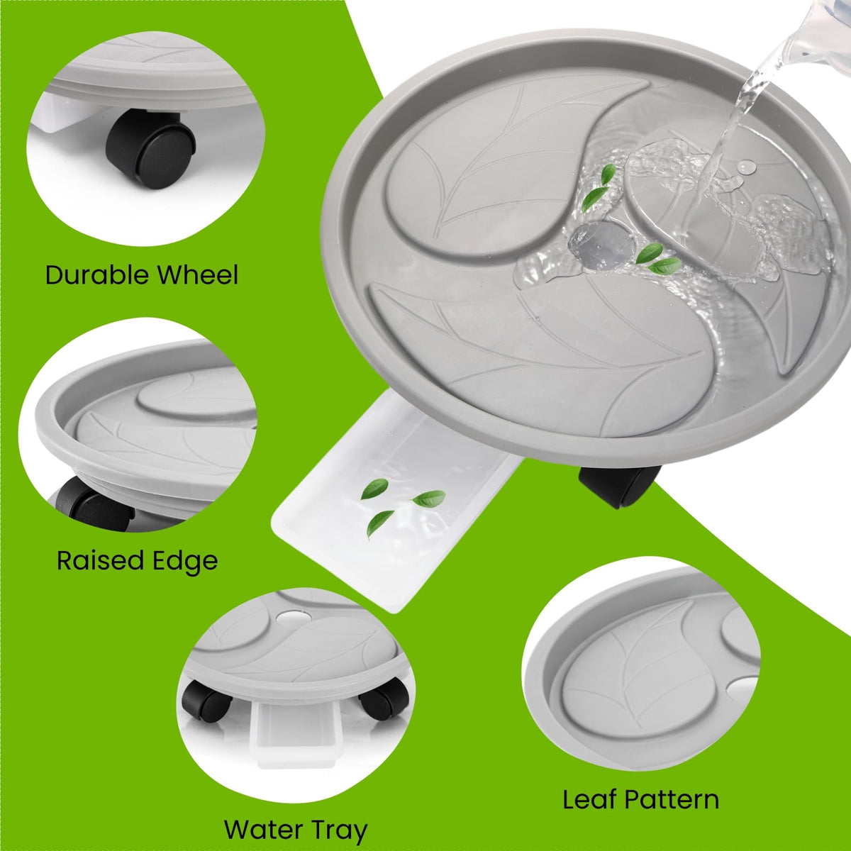 Nagpew non-slip surface keeps pots secure during movement.