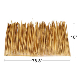 NAHARO Mexican-style artificial palm thatch creates a lively, durable shelter for bars.
