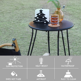 NAISQAQ patio table surface that resists rain and corrosion for daily use
