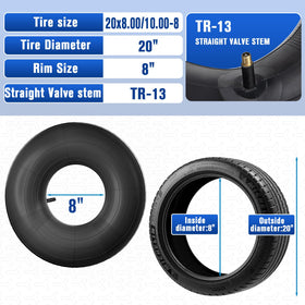 NAKAO 15x6-6 inner-tube TR13, fits small garden carts and trailers with ease.
