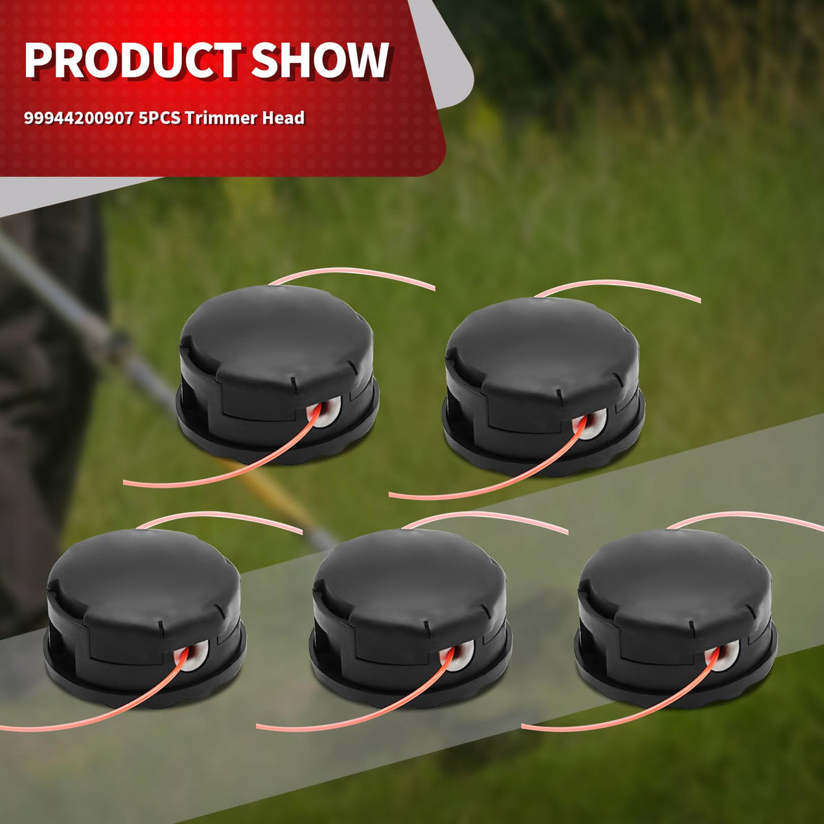 Nakkaa 10mm x 1-25mm adapter enables fast installation with compatible heads.