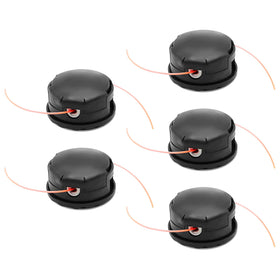 Nakkaa 5-pack trimmer heads shown for quick replacement and less downtime.