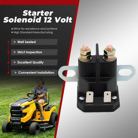 Nakkaa 12V starter solenoid shown for easy installation and secure fit.