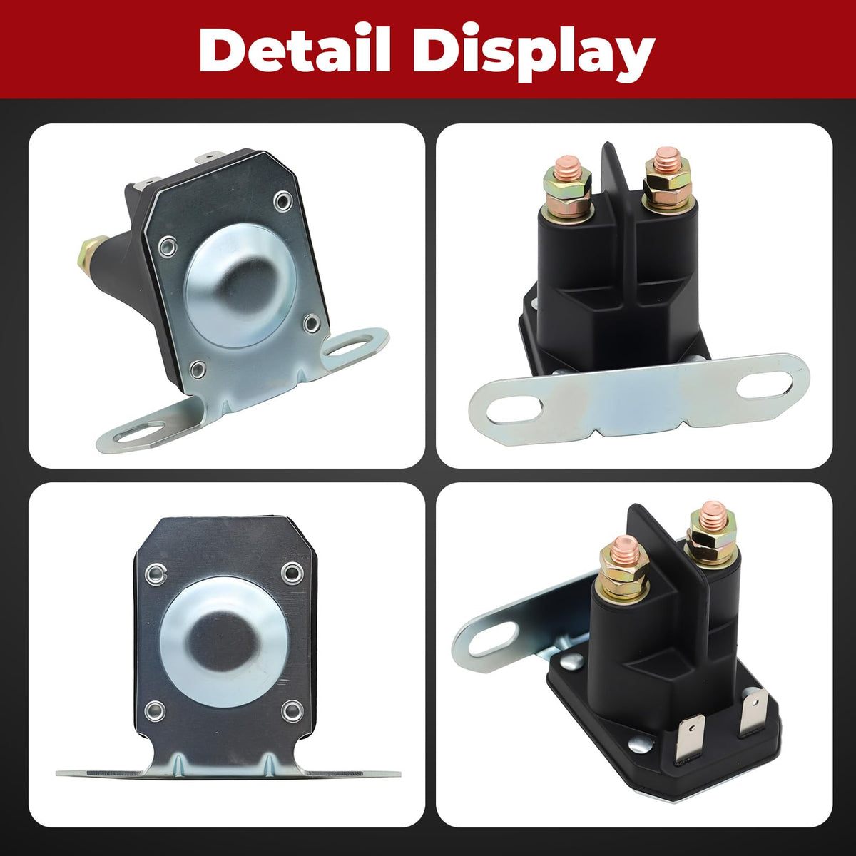 Nakkaa starter solenoid 12V in packaging, ready for quick replacement.