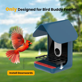Nakucholy Metal Seed Guard for Bird Buddy — snap-on installation for quick setup