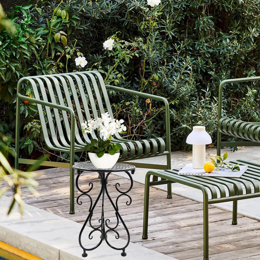 NAKUPE heavy-duty 200lb capacity supports large ferns and multiple planters