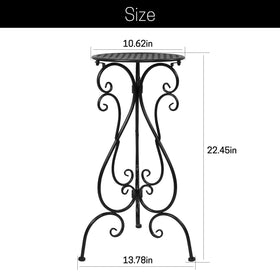 NAKUPE plant stand with three-legged base provides stable support anywhere.