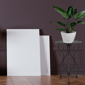 NAKUPE metal plant stands compact for small spaces.