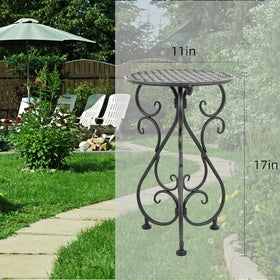 NAKUPE plant stands include anti slip pads to protect floors.
