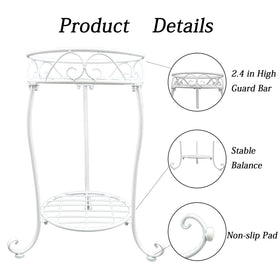 NAKUPE two-tier flower pot shelf for medium to large pots