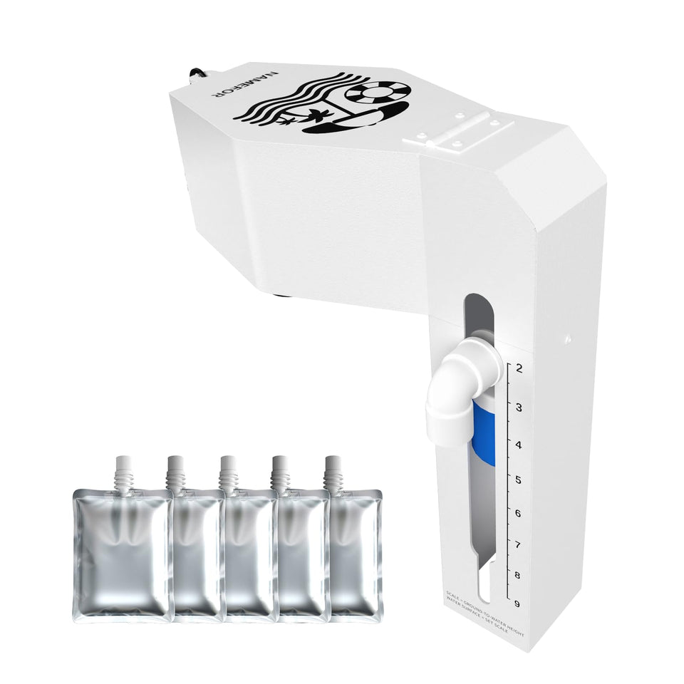 NAMEFOR Automatic Pool Filler front view shows premium metal construction with anti-corrosion coating
