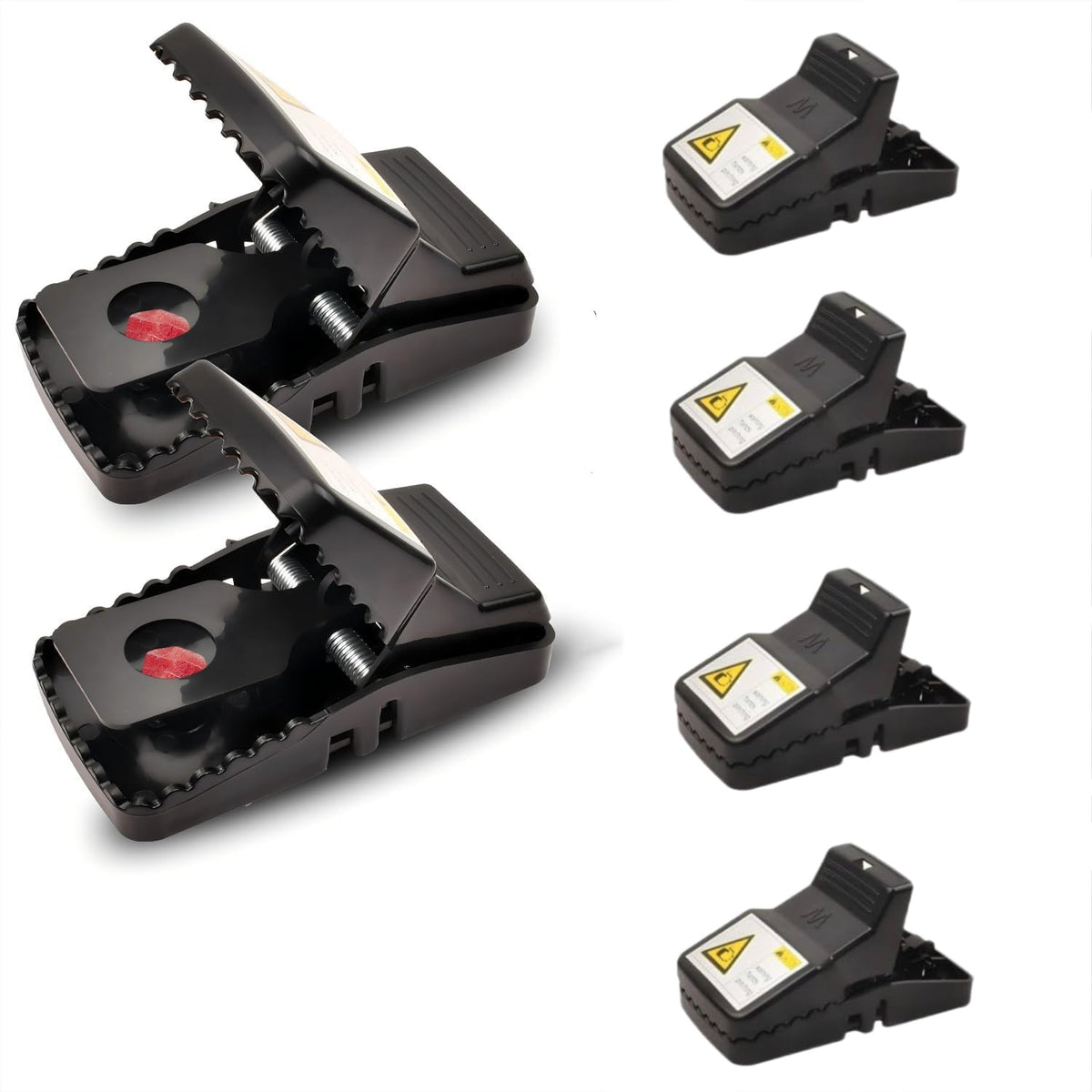 NAMEK Rat Trap 6-Pack packaging showcases a durable, reusable rodent control solution for homes.