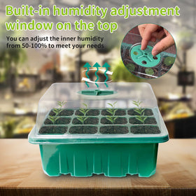 NAMOTEK Adjustable Air Vent enables precise seedling temperature and humidity control.