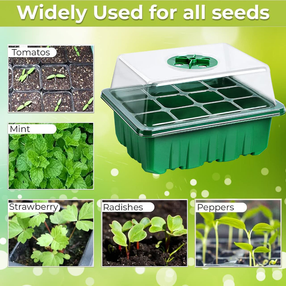 NAMOTEK Indoor Gardening Kit bundles essential tools for seed starting.