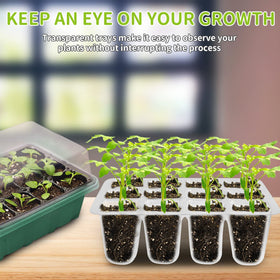 NAMOTEK Plant Labels help track varieties during germination.