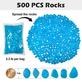 NAMTSO Glow Rocks charge in sun then glow for hours.
