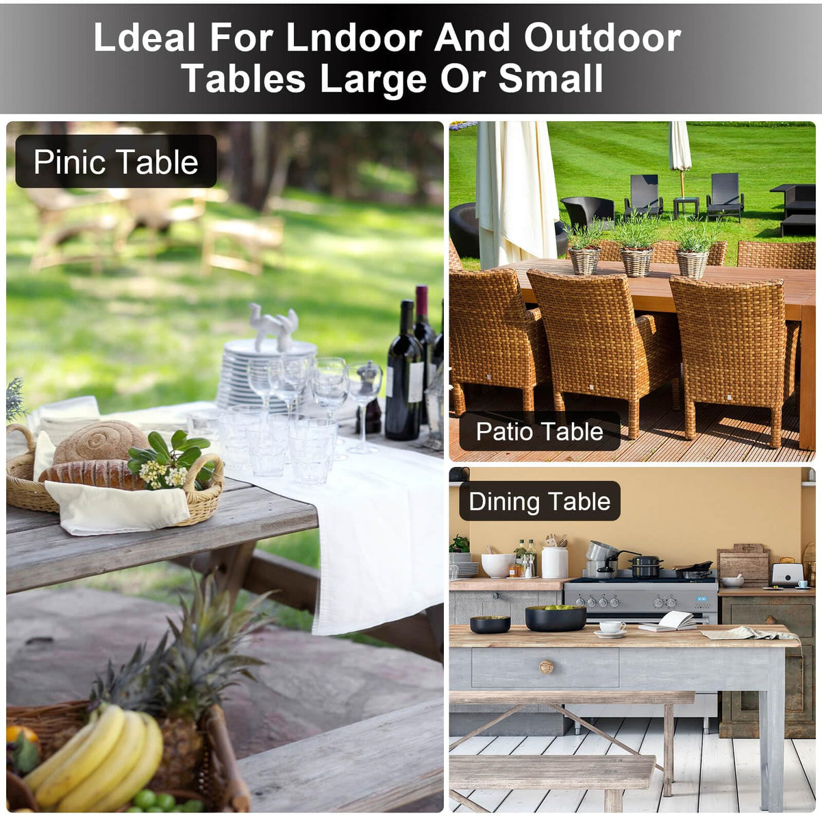 Namubarwa Rust-resistant Tablecloth Clips enduring outdoor conditions