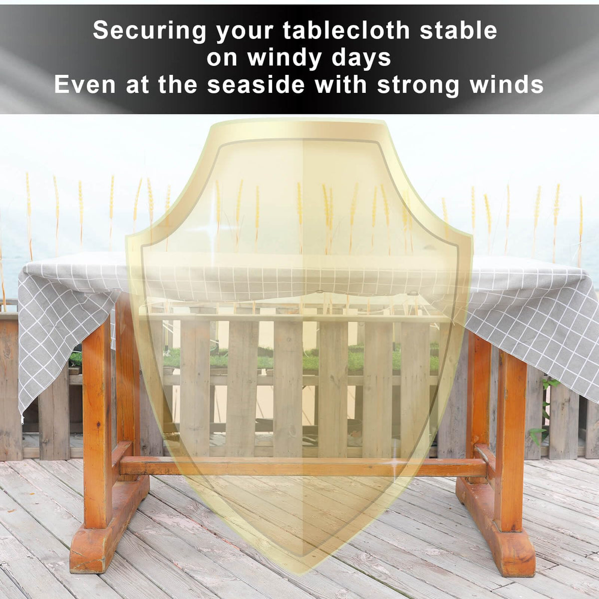 Namubarwa Invisible Clips preventing cloth movement on windy days