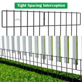 NANANARDOSO 10-pack fence kit supports scalable garden protection and boundary design