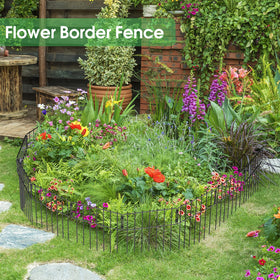 NANANARDOSO 20-pack fence offers practical size and durable construction for borders.