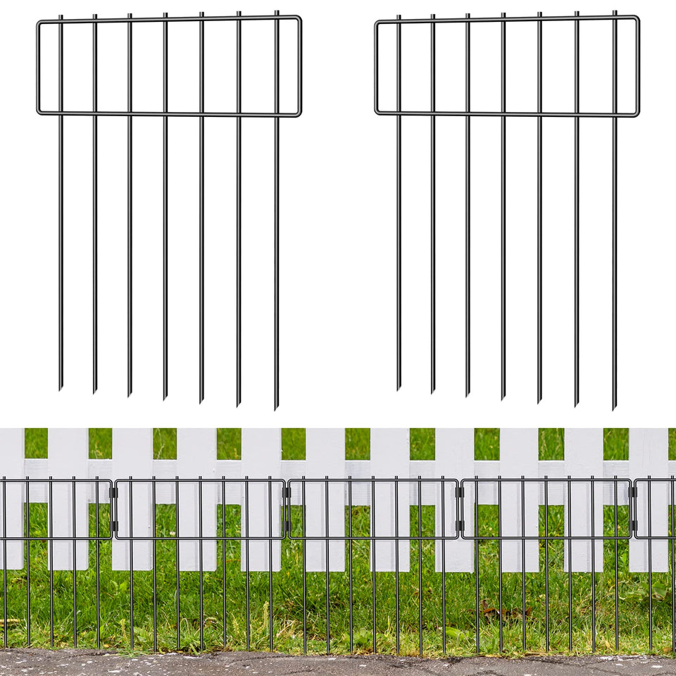 NANANARDOSO animal barrier fence 20-pack blocks digging and protects borders.