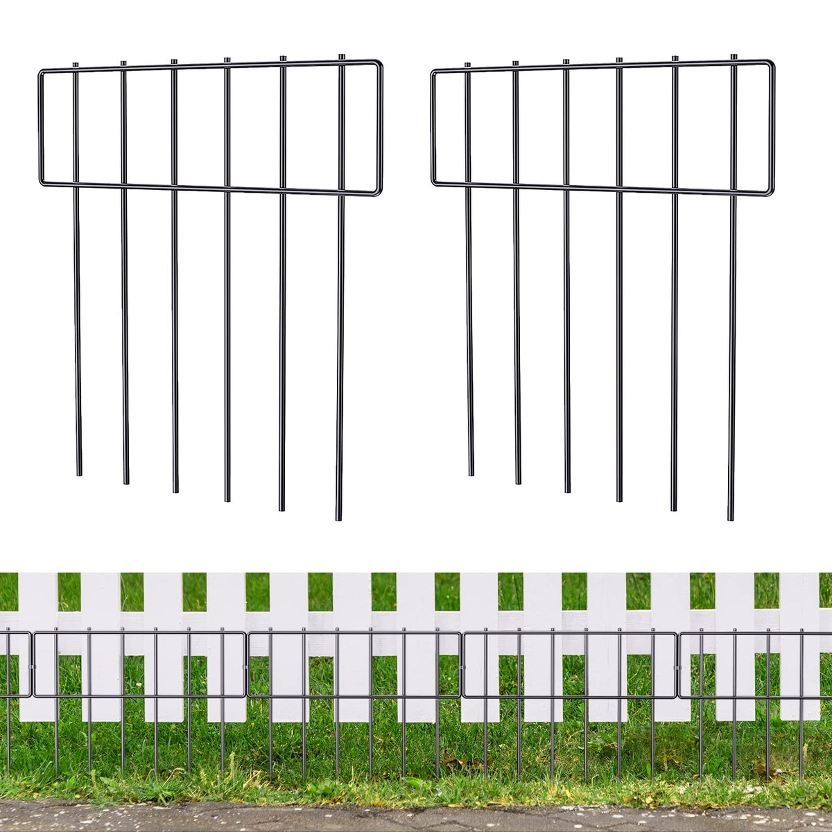 NANANARDOSO animal barrier fence panel close-up highlighting rustproof welded wires for longevity.