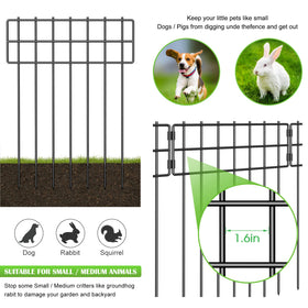 NANANARDOSO dog rabbit barrier fence reduces digging around vegetable beds