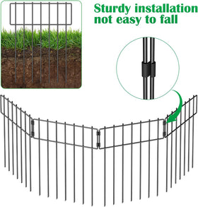 NANANARDOSO garden border fence fits outdoor spaces with easy integration.