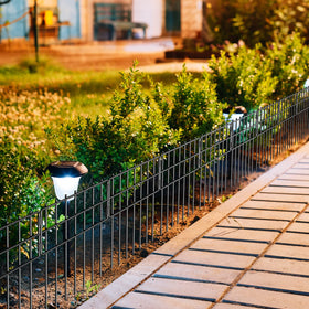 NANANARDOSO weather resistant fence panels ready for year-round use