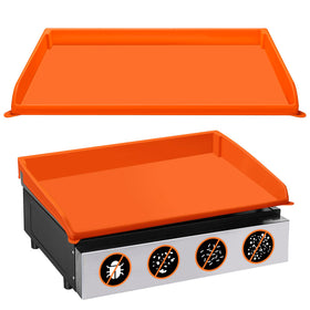 NancyL 17-inch griddle cover with full-edge protection against rust and debris