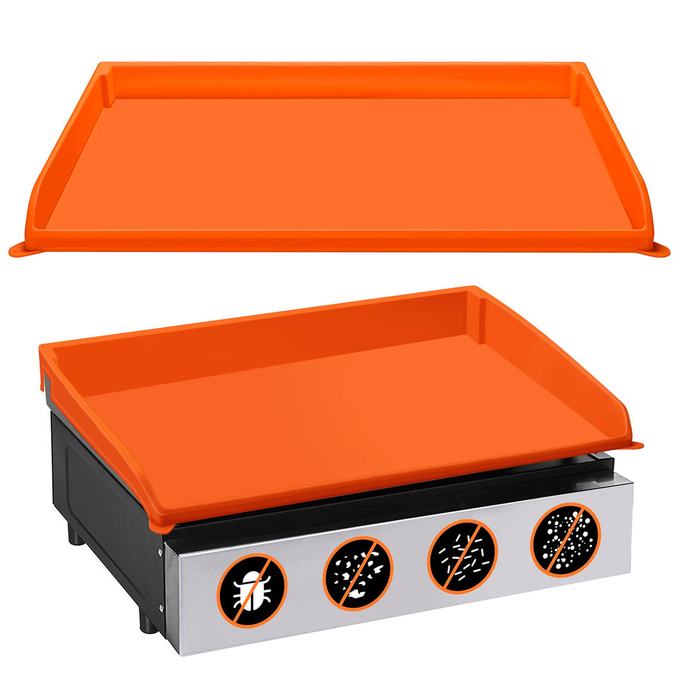 NancyL 17-inch griddle cover with full-edge protection against rust and debris