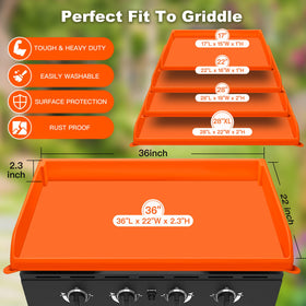 NancyL Blackstone griddle mat fits snugly for wobble-free use
