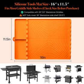 NancyL silicone mat is dishwasher-safe for simple cleanup.