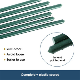 NANOPRETTY pointed-end stake for quick ground insertion