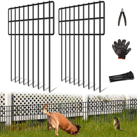 NANYEZH 25-panels garden fence overview shows a versatile boundary that helps deter digging.