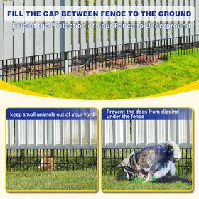 NANYEZH 38-foot no-dig border for garden edging.