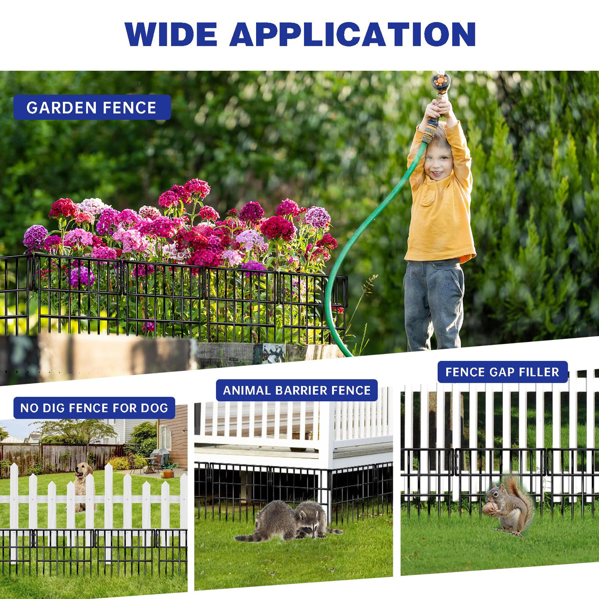 NANYEZH garden decorative fence adds style.