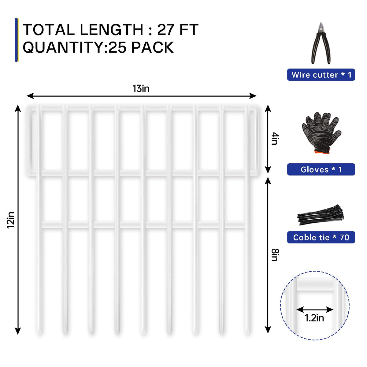 NANYEZH rustproof metal fence shown in outdoor setting