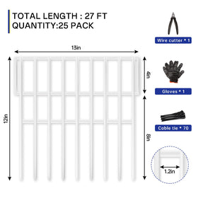 NANYEZH rustproof metal fence shown in outdoor setting