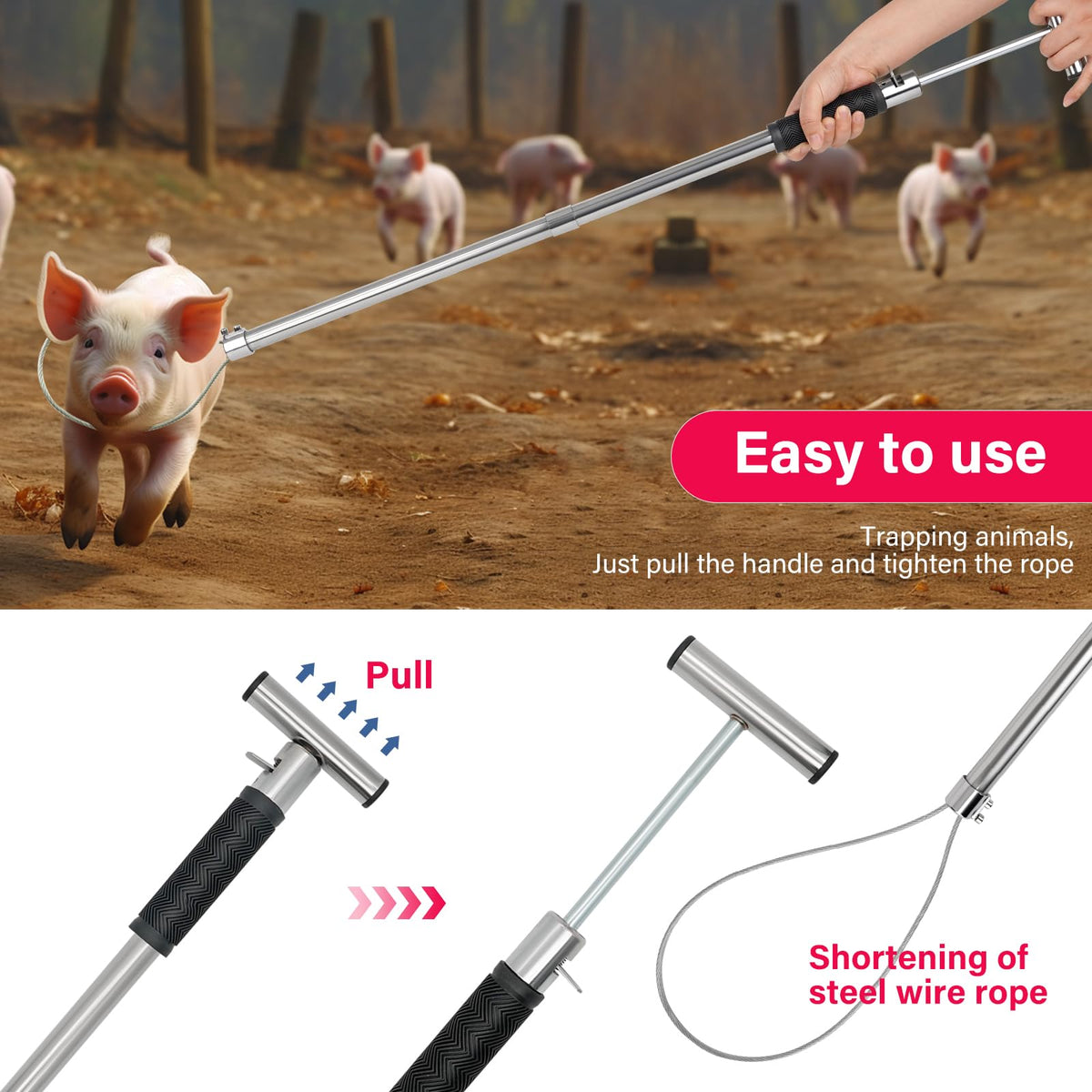 NAOEDEAH heavy duty pig catcher for secure handling.