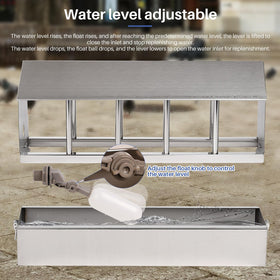 NAOEDEAH garden hose connection simplifies coop installation