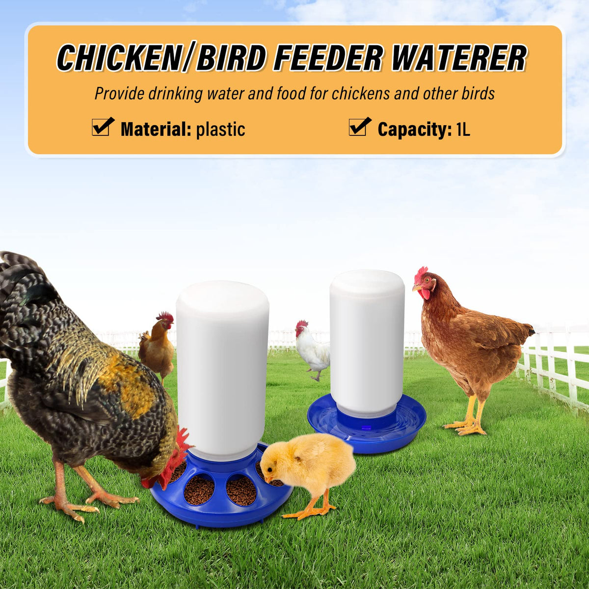 NAOEDEAH brooding enclosure setup blue simplifies baby bird care.