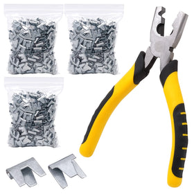 NAOEDEAH cage buckle pliers tool is in hand for fast wire cage assembly.